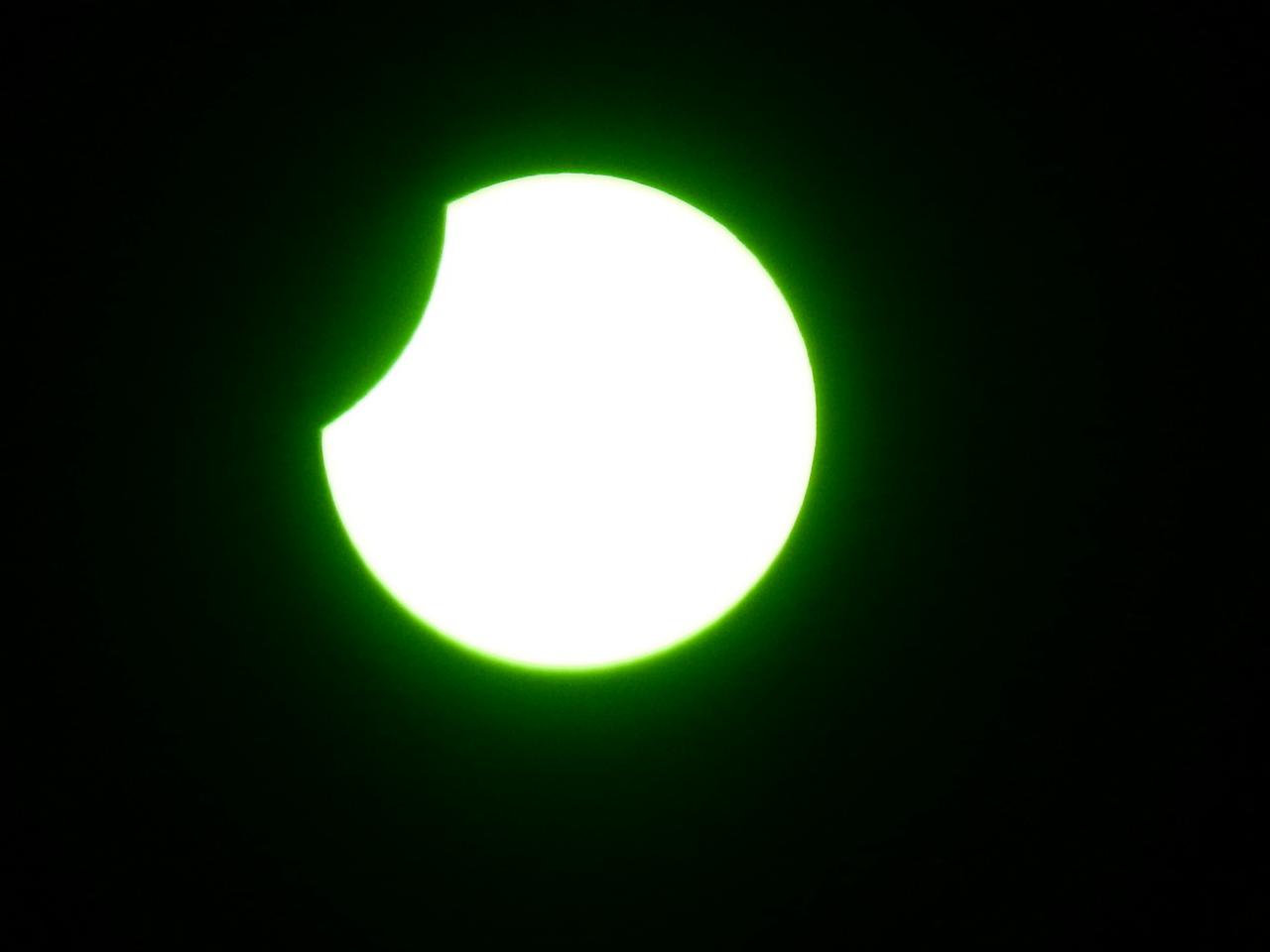 L'éclipse du 20 mars 2015 vue de Pure
